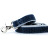 Premium Pet Guardian Gear: Smoke Gray Velvet Dog Leash - Sanctum Paws and Fangs