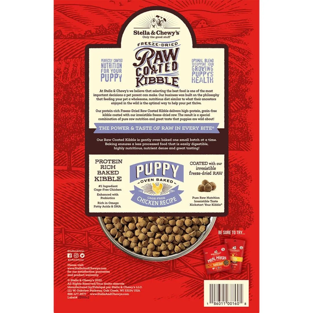 Stella & Chewy’s Raw Coated Chicken Puppy Food (3.5lb)