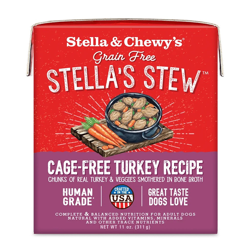 Stella & Chewy's Stew Cage Free Turkey Dog Food (11oz)