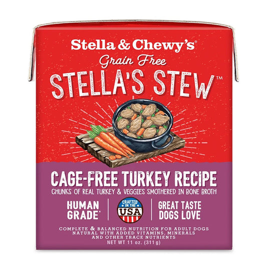 Stella & Chewy's Stew Cage Free Turkey Dog Food (11oz)