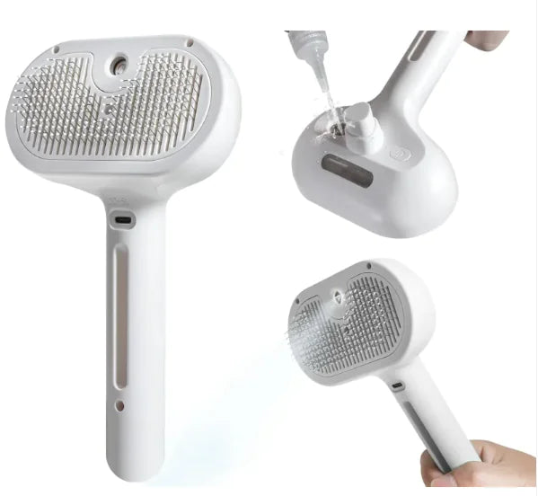 Premium Pet Guardian Gear: Pet Hair Spray Brush - Sanctum Paws and Fangs
