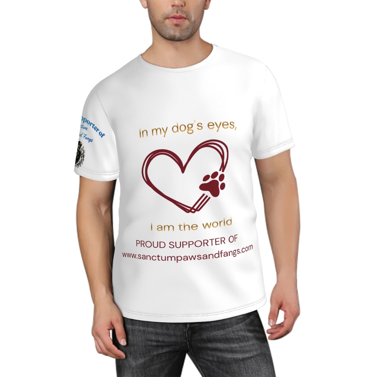 Dogs Love3 (White Tees)