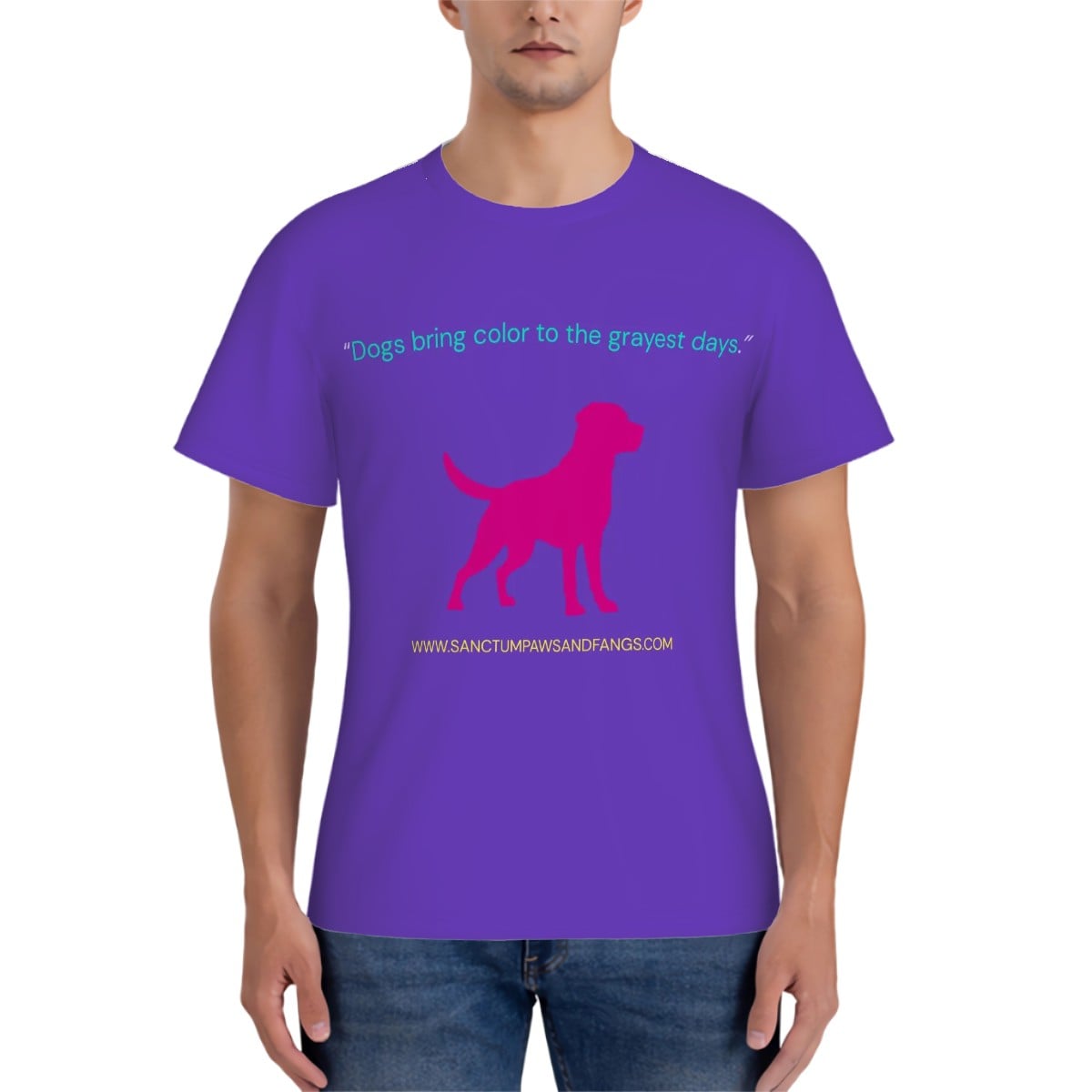 Dogs Bring Color Tee