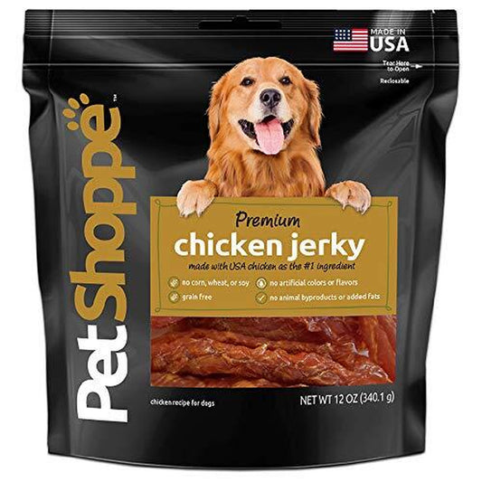 Petshoppe Premium Chicken Jerky Dog Treats (12 Oz)