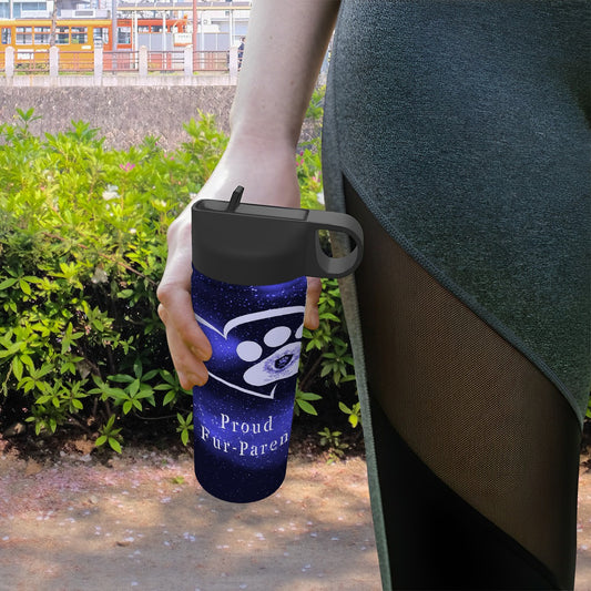 SPF Stainless Steel Vacuum Insulated Tumbler (18oz) Blue - Proud Fur-Parent
