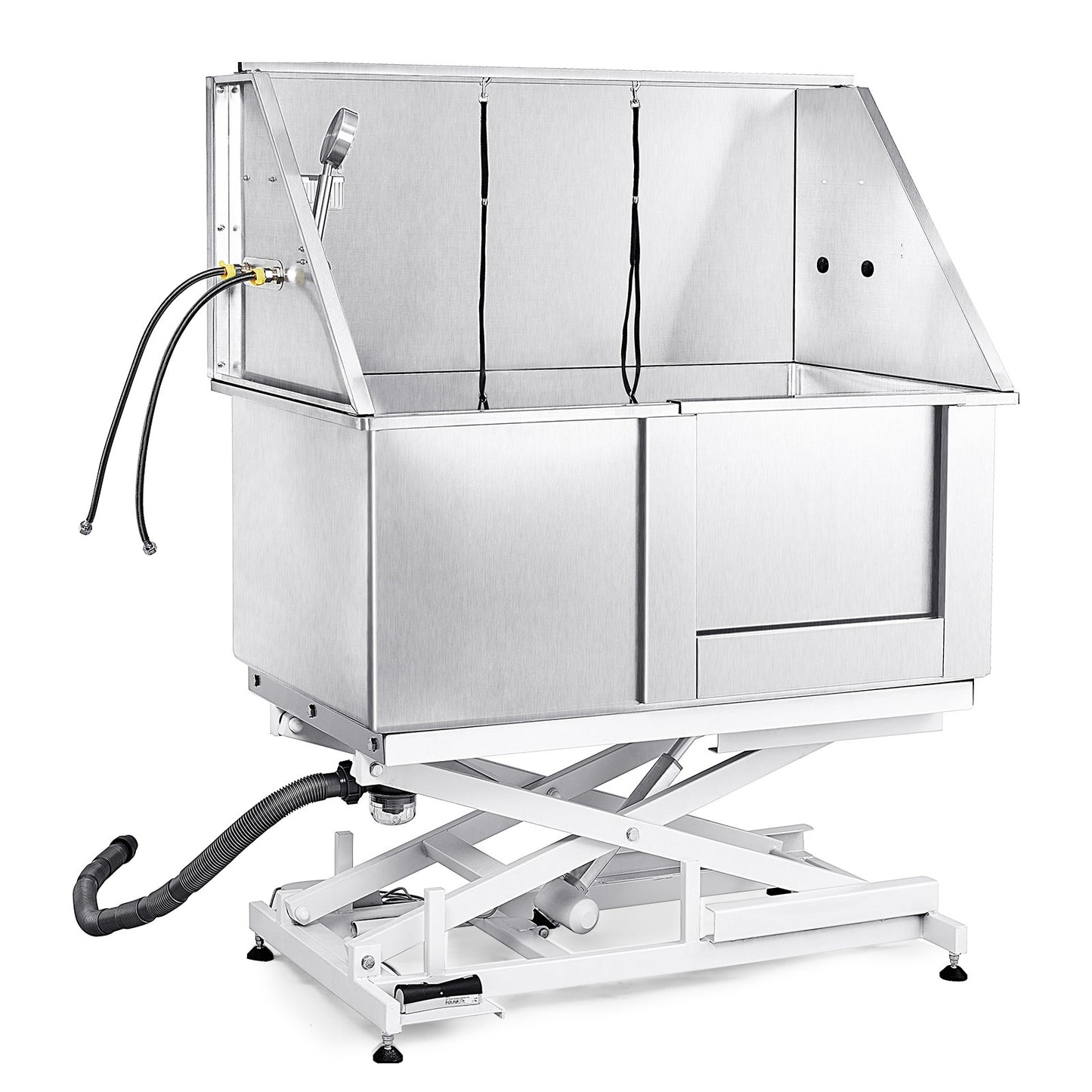 50" Dog Cat Pet Grooming Bath Tub Wash Station Electric Height Adjustment