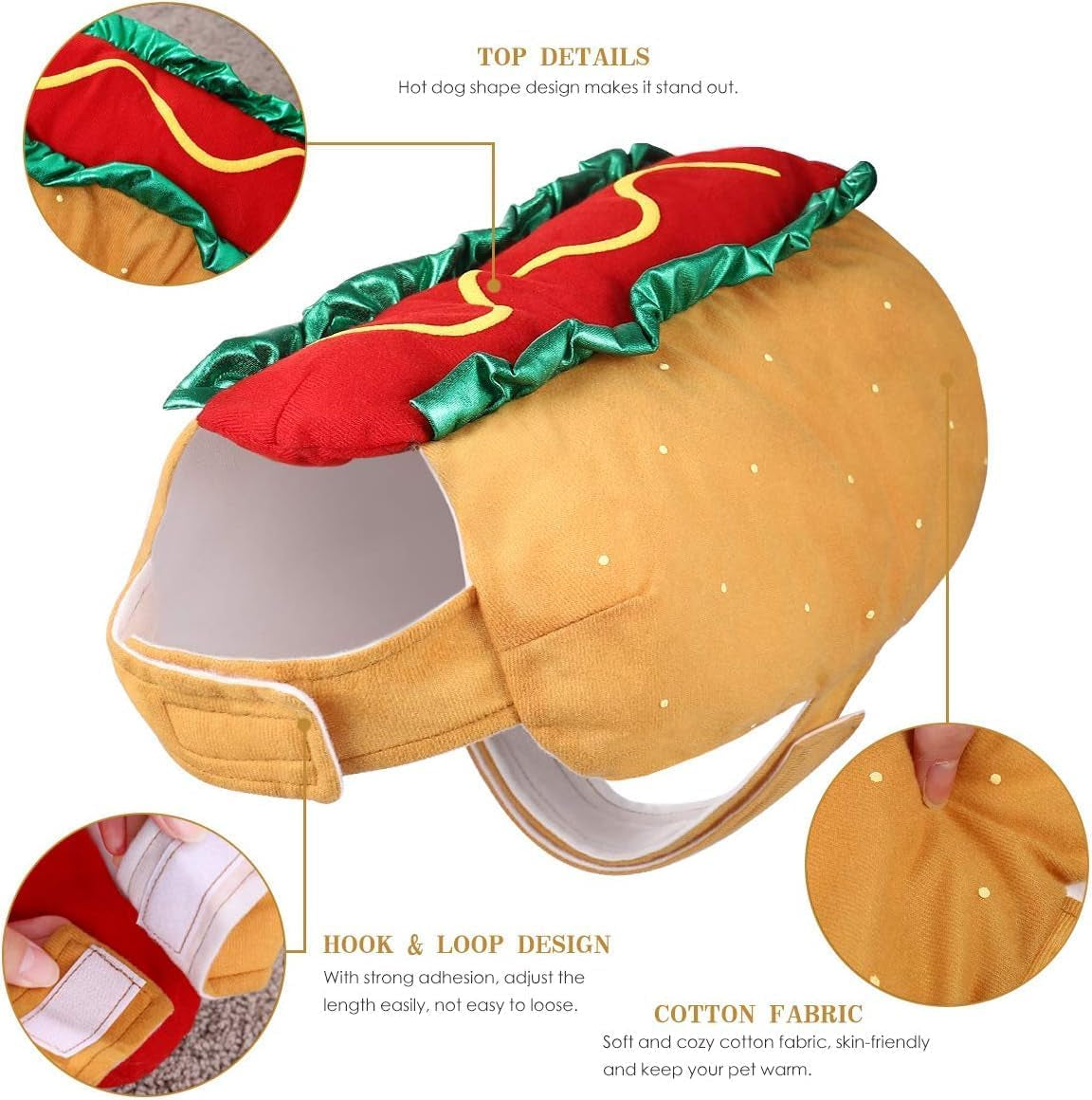 Get Your Pup Ready for Halloween with Our Hilarious Hot Dog Costume! 🐾🌭 Perfect for Small & Medium Dogs and Cats!