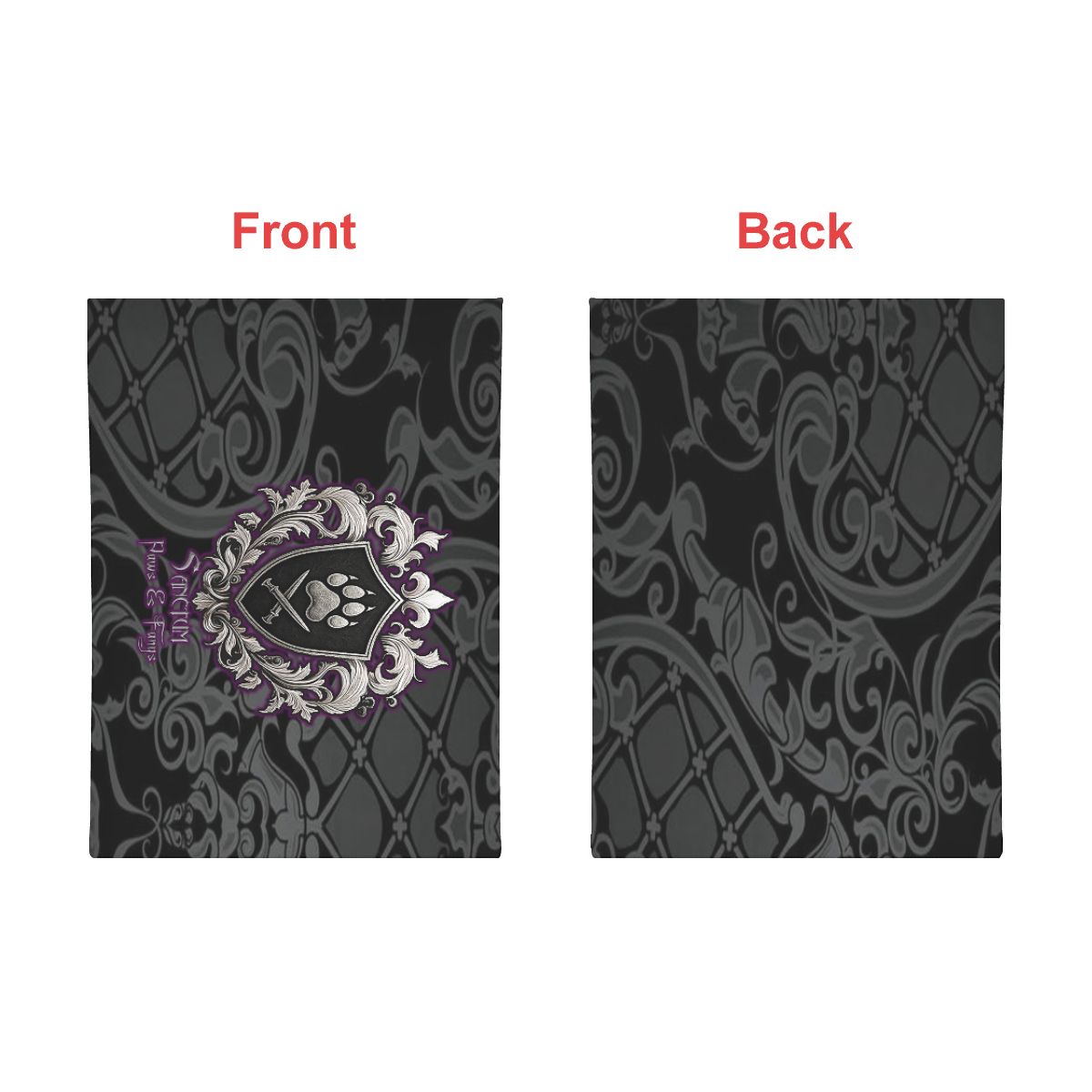 SPF Pet Cooling Mat Black & Grey Floral