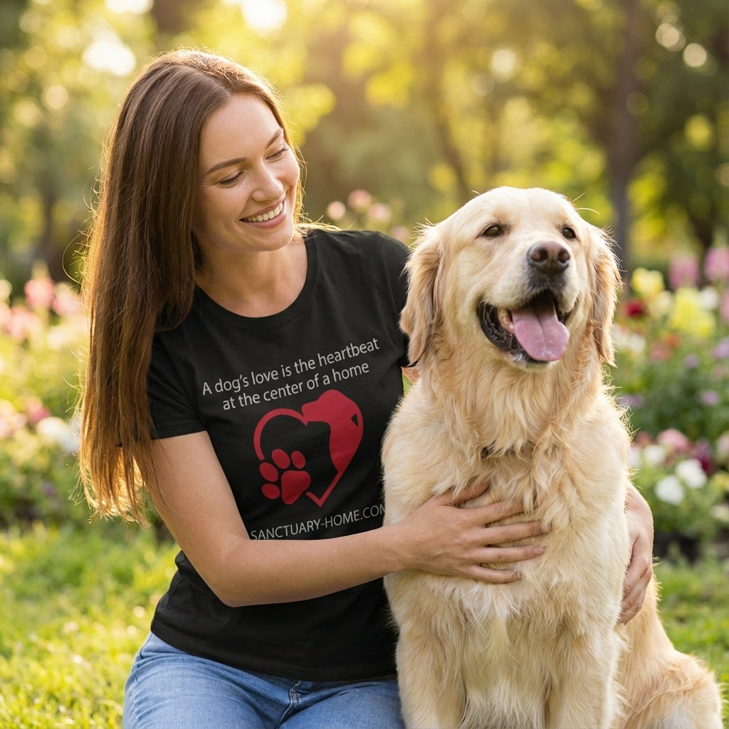 Curated Ethical Lifestyle: A Dogs Love Tee - Sanctum Paws and Fangs