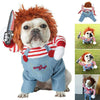 Premium Pet Guardian Gear: Halloween Pet Costume Pet Dog Funny Clothes Adjustable Dog Cosplay Costume Scary Costume Party Gatherings - Sanctum Paws and Fangs