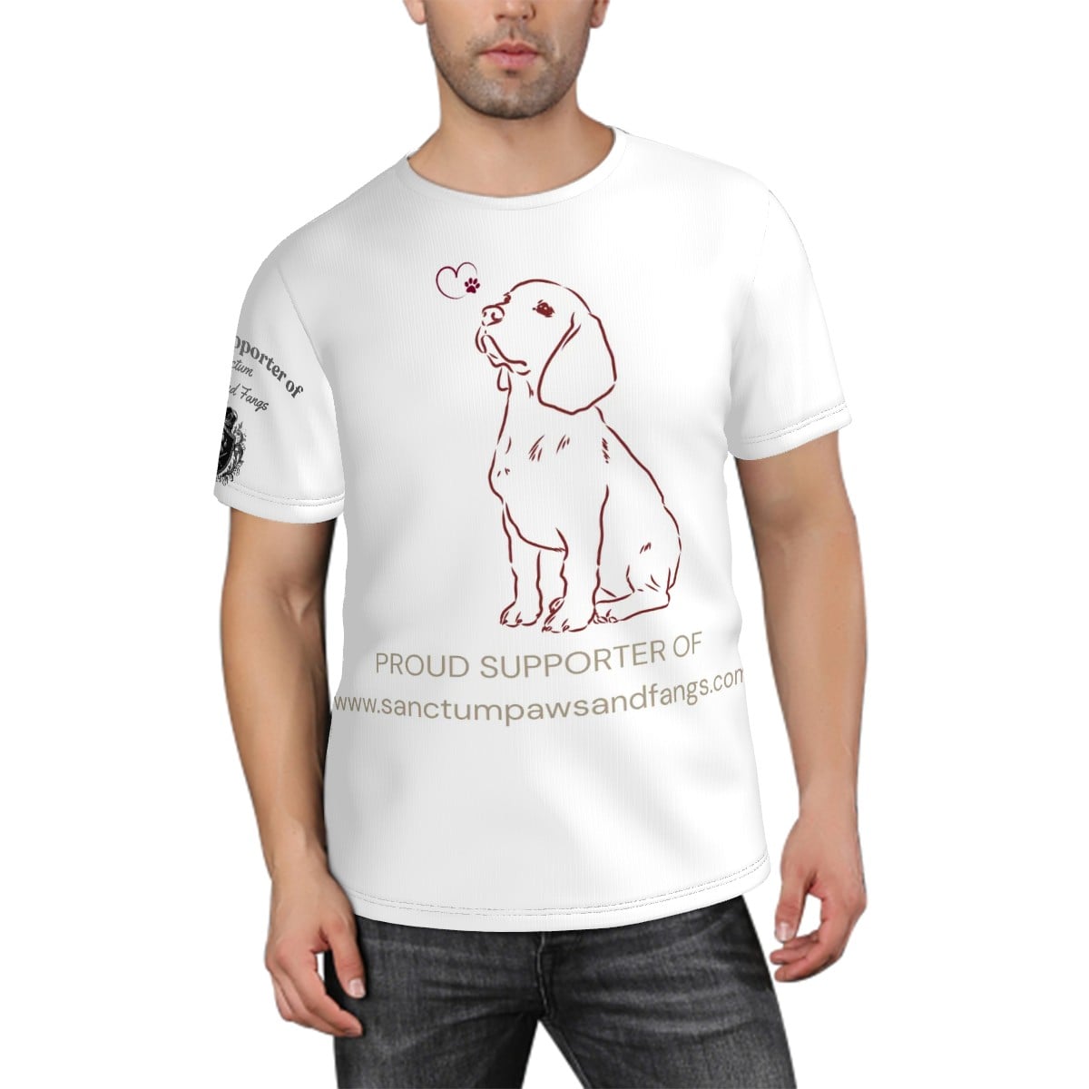 Dogs Love3 (White Tees)