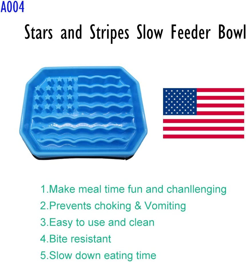 Slow Feeding Bowl for Dogs - Puzzle Feeder to Prevent Bloat - Ideal for Medium, Small Breeds & Puppies
