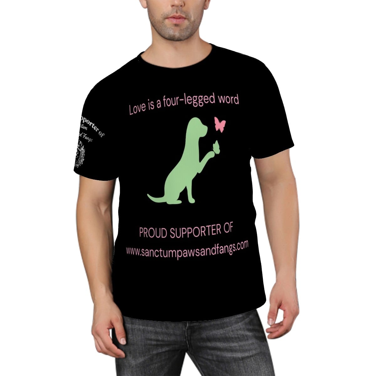 Dog Love2 (Black Tees)