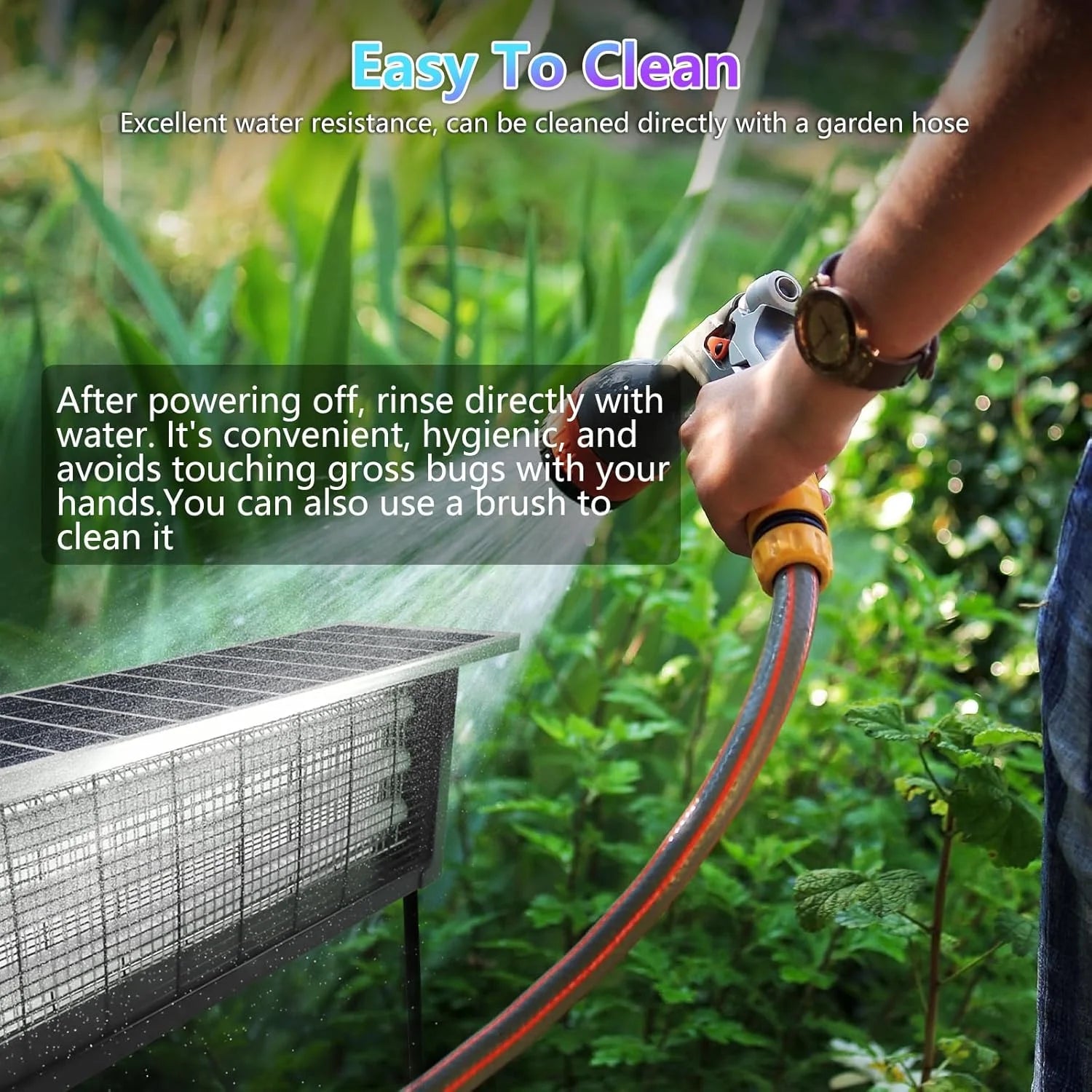 Ultimate Solar Bug Zapper - Waterproof & Rechargeable Mosquito Trap for Outdoor Pest Control, Perfect for Patios, Gardens, RVs & Camping (Covers 3500 Sq Ft)
