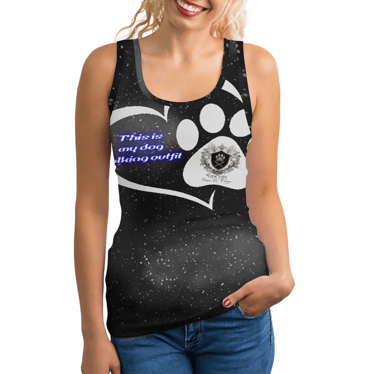 SPF Sleeveless Workout Tops for Women - Black