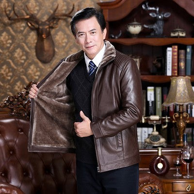 Winter Men's PU Leather Jacket