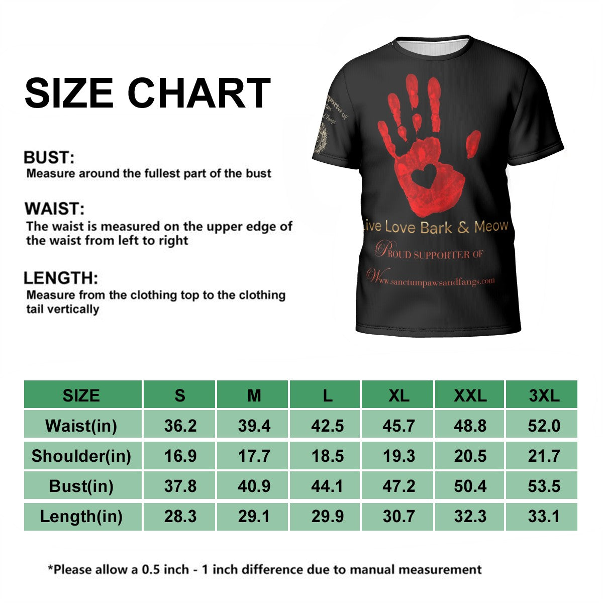 Dog Love2 (Black Tees)