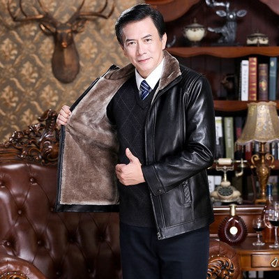 Winter Men's PU Leather Jacket