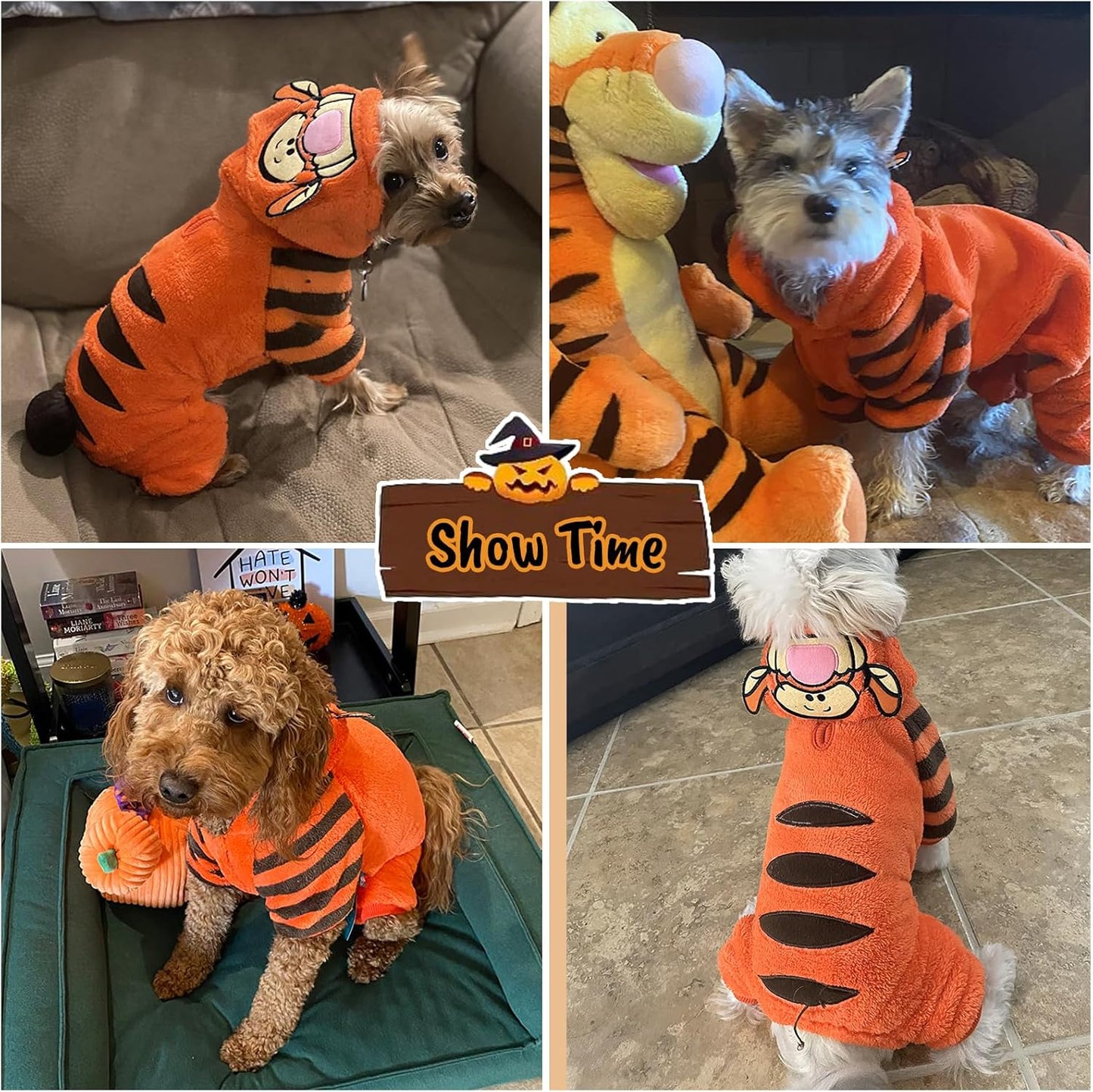 Get Your Pup Roaring with Our Adorable Tiger Halloween Costumes! Perfect for Photos, Parties, and Holiday Fun! 🐾🎃