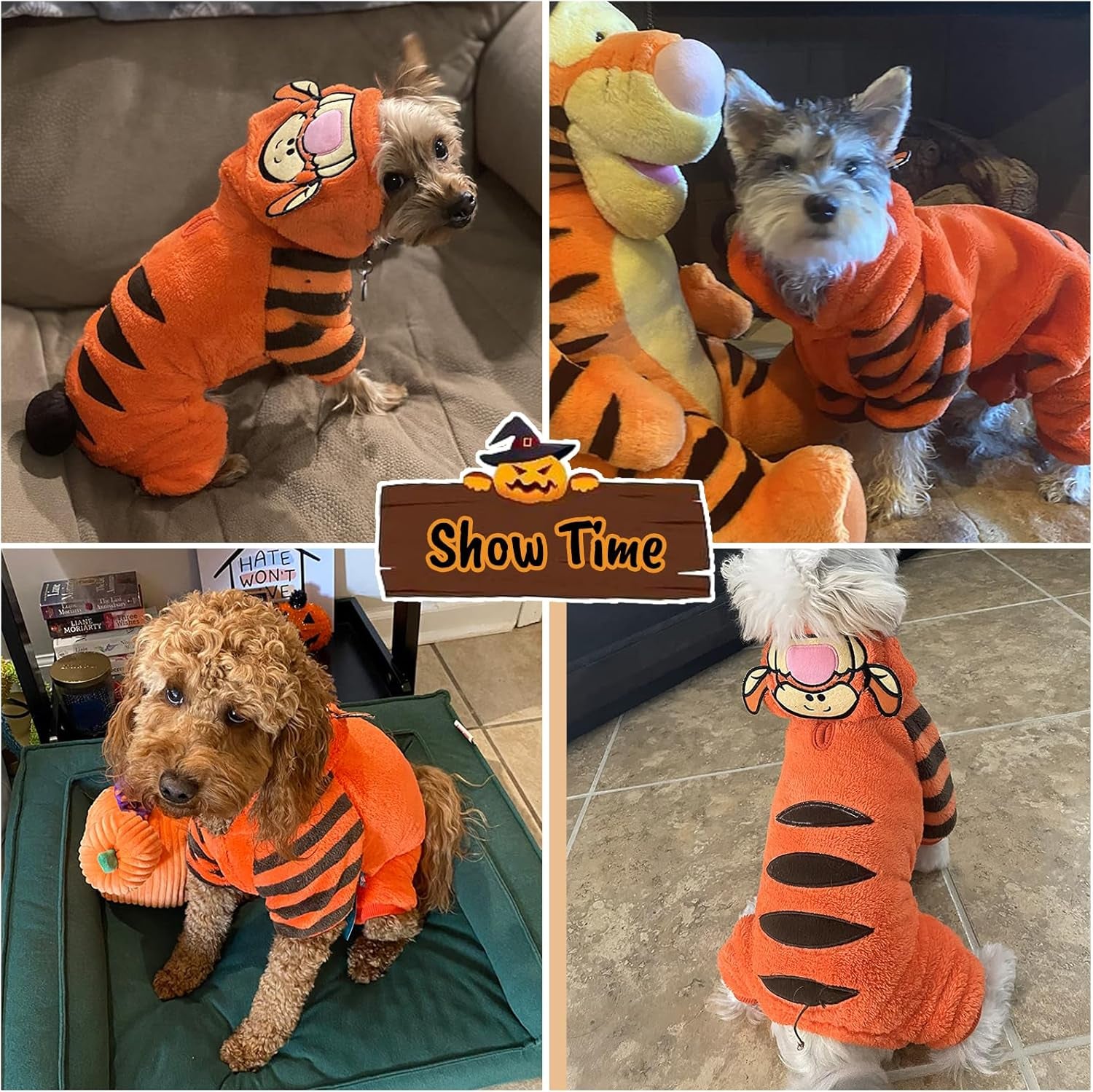 Get Your Pup Roaring with Our Adorable Tiger Halloween Costumes! Perfect for Photos, Parties, and Holiday Fun! 🐾🎃
