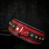 Premium Pet Guardian Gear: The "Balteus" red collar - Sanctum Paws and Fangs