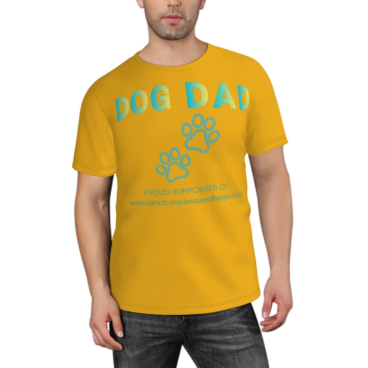 Dog Dad Yellow Tee