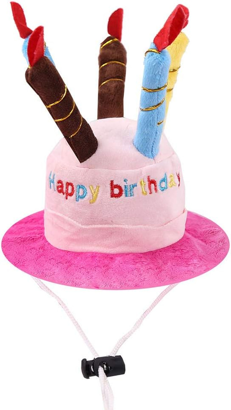 Pawesome Pink Pet Cap with Cute Candle Design for Stylish Dogs & Cats! 🐾✨