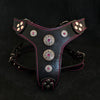 Premium Pet Guardian Gear: The ''Bijou'' harness Black & Pink Small to Medium Size - Sanctum Paws and Fangs