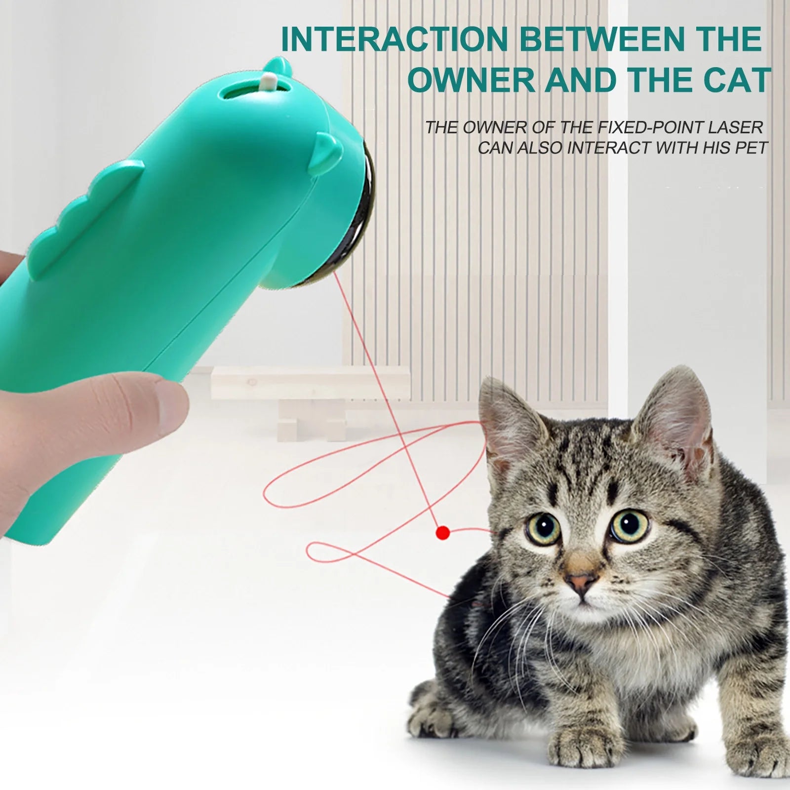 Interactive Automatic Cat Laser Toy - Engaging Fun for Indoor Cats and Dogs!