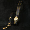 The "Maximus" leash black & gold