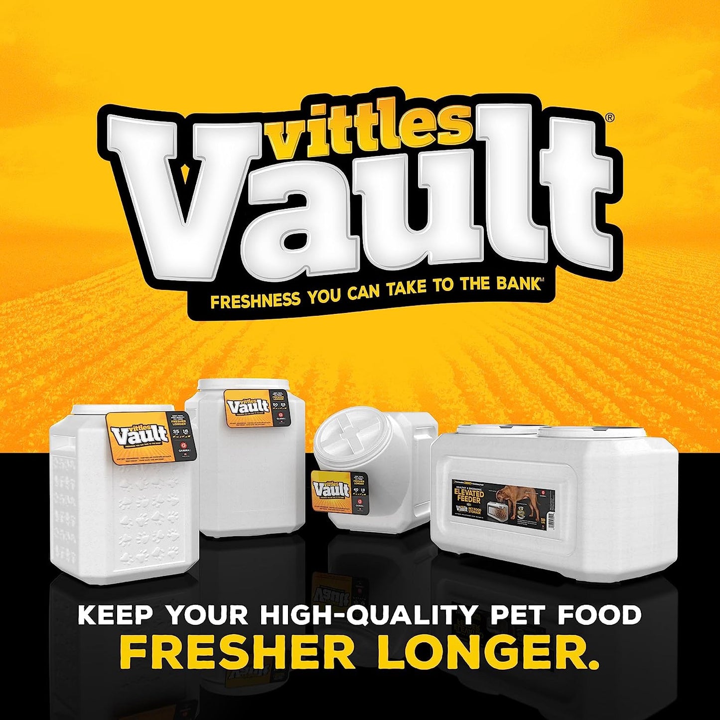 Vittles Vault Outback Airtight Pet Food Container, 50 Pounds