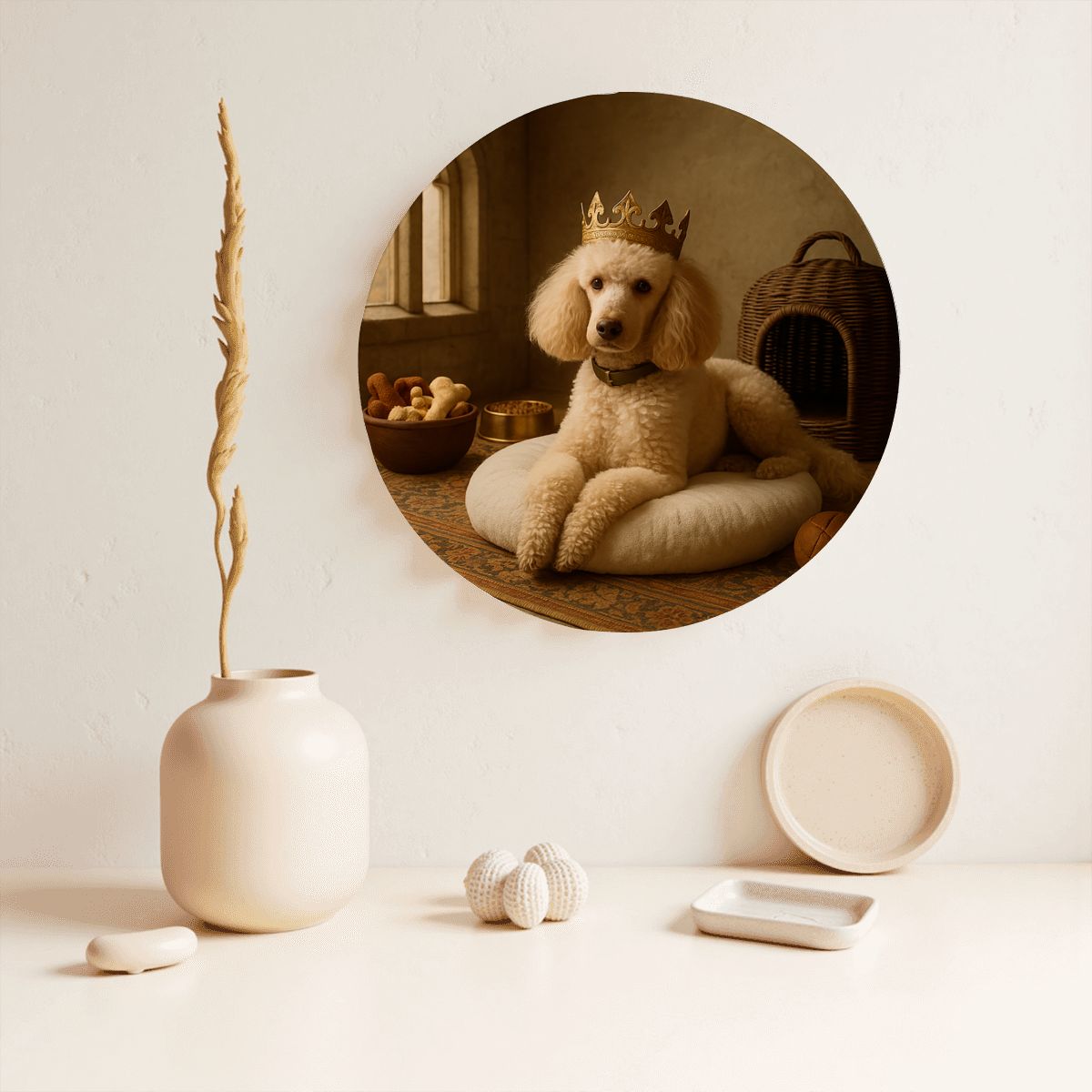 SPF Decorative Plate (Royal Collection) - Poodle