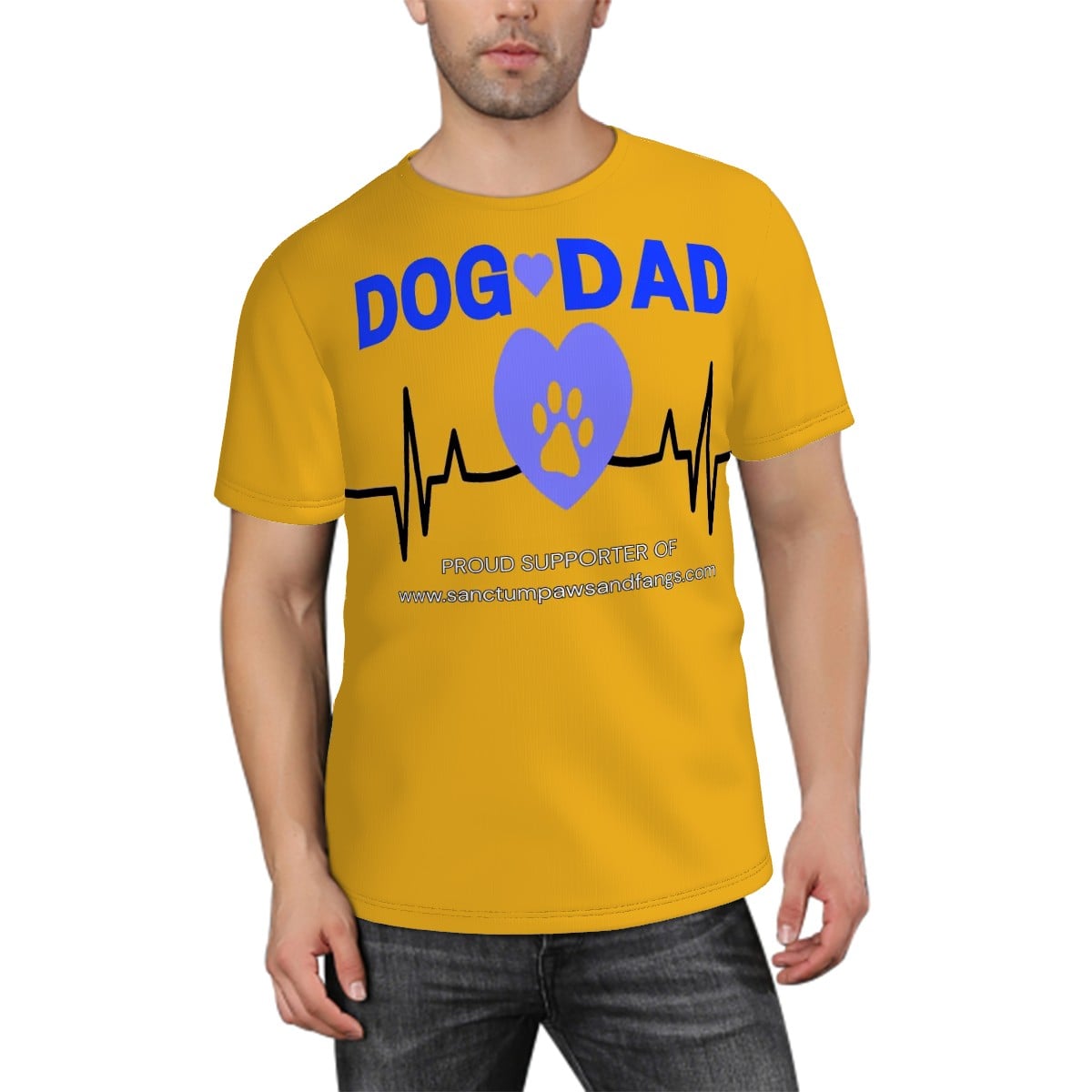 Dog Dad Yellow Tee