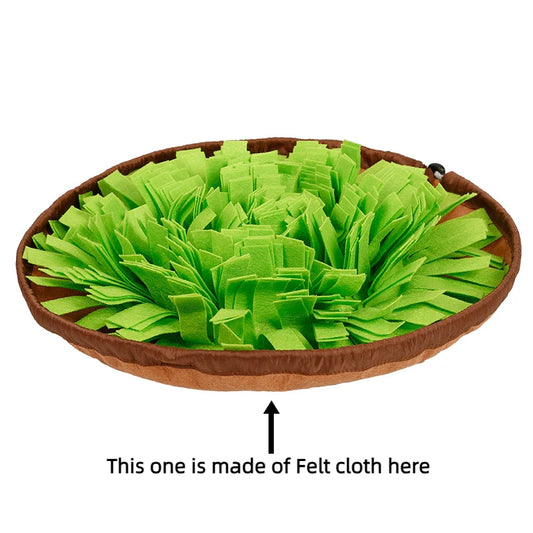 Interactive Pet Sniffing Bowl & Puzzle Mat - Fun Food Hiding Training Toy for Dogs