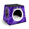 SPF Space Capsule Pet Bed - Purple Hexagon