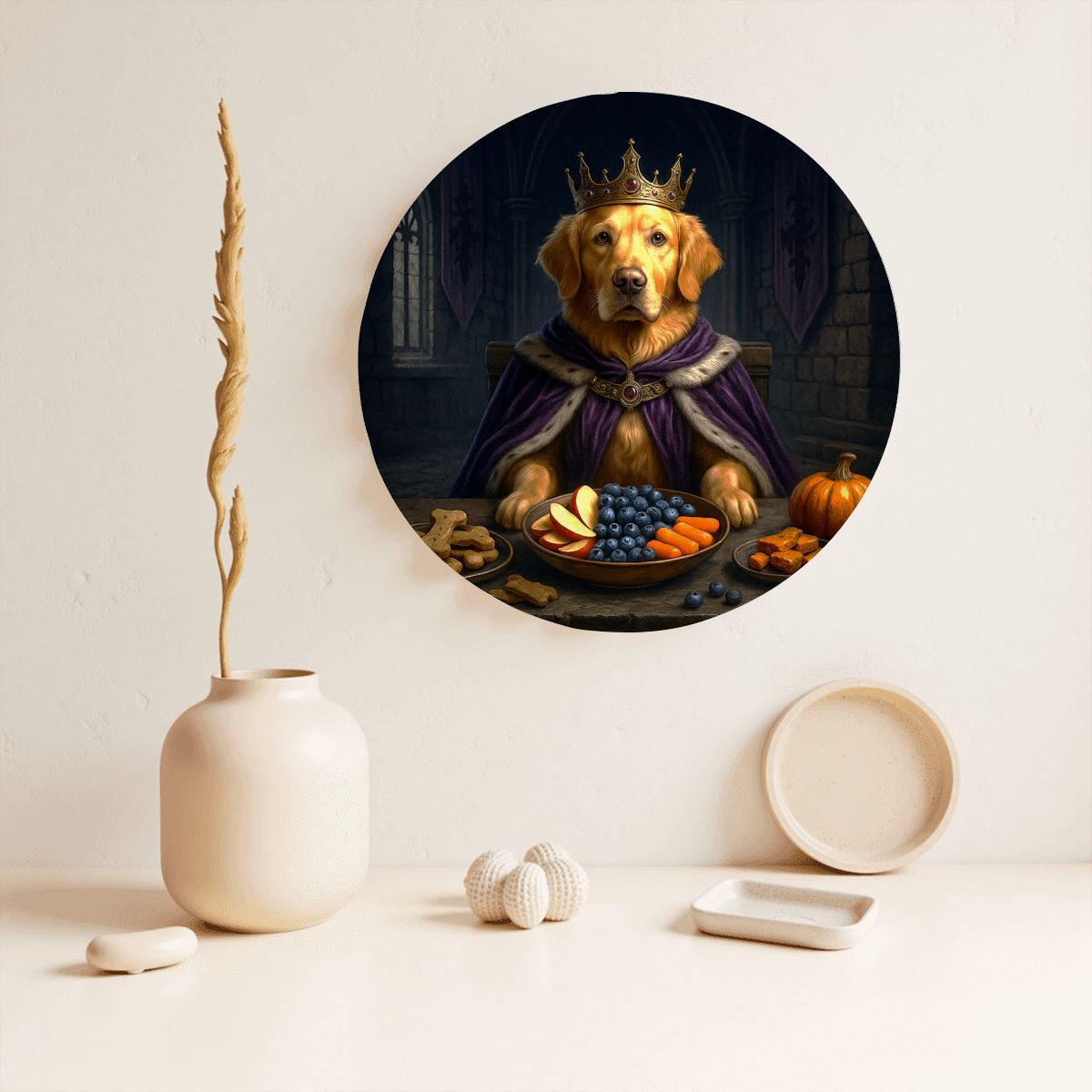 SPF Decorative Plate (Royal Collection) - Golden Retriever 2