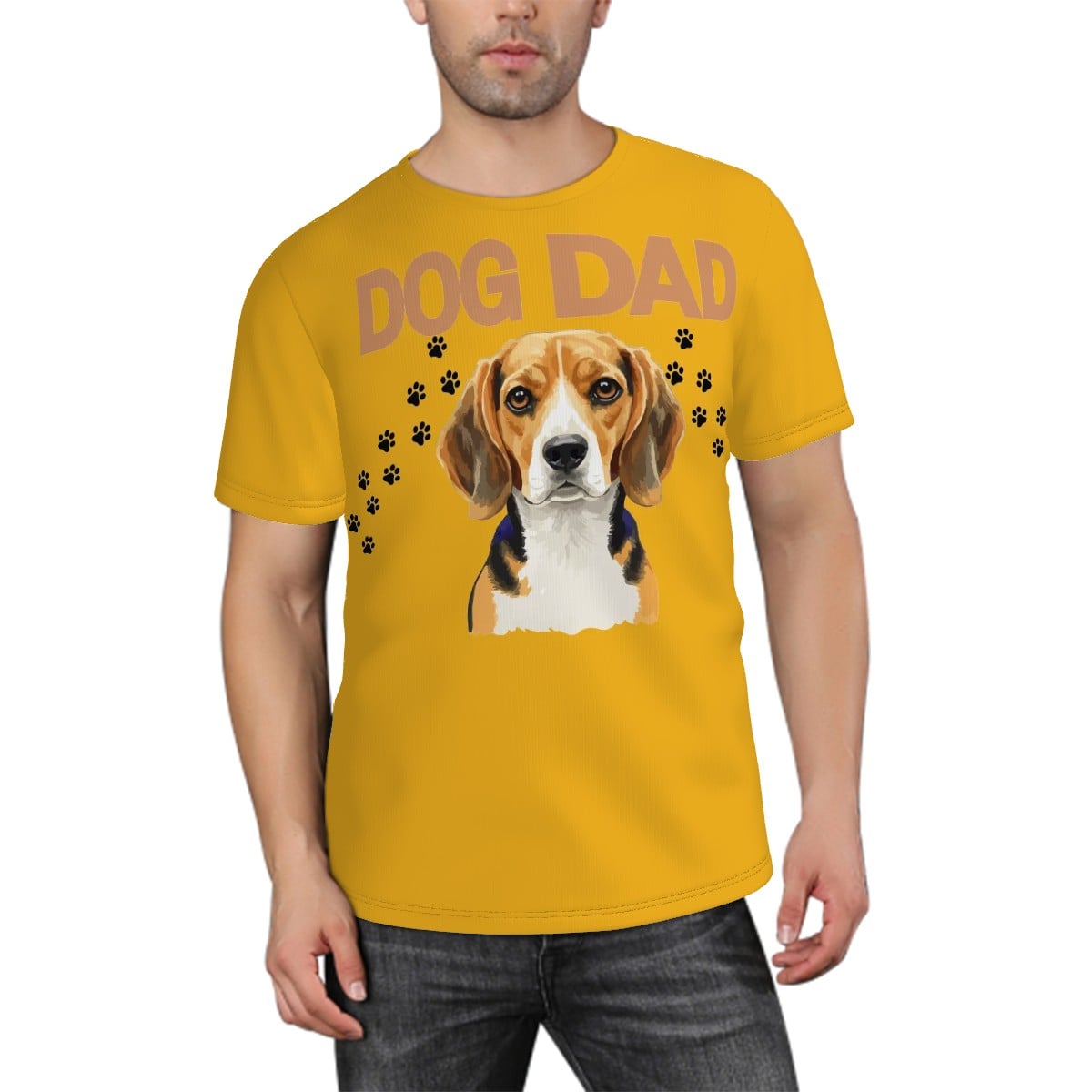 Dog Dad Yellow Tee