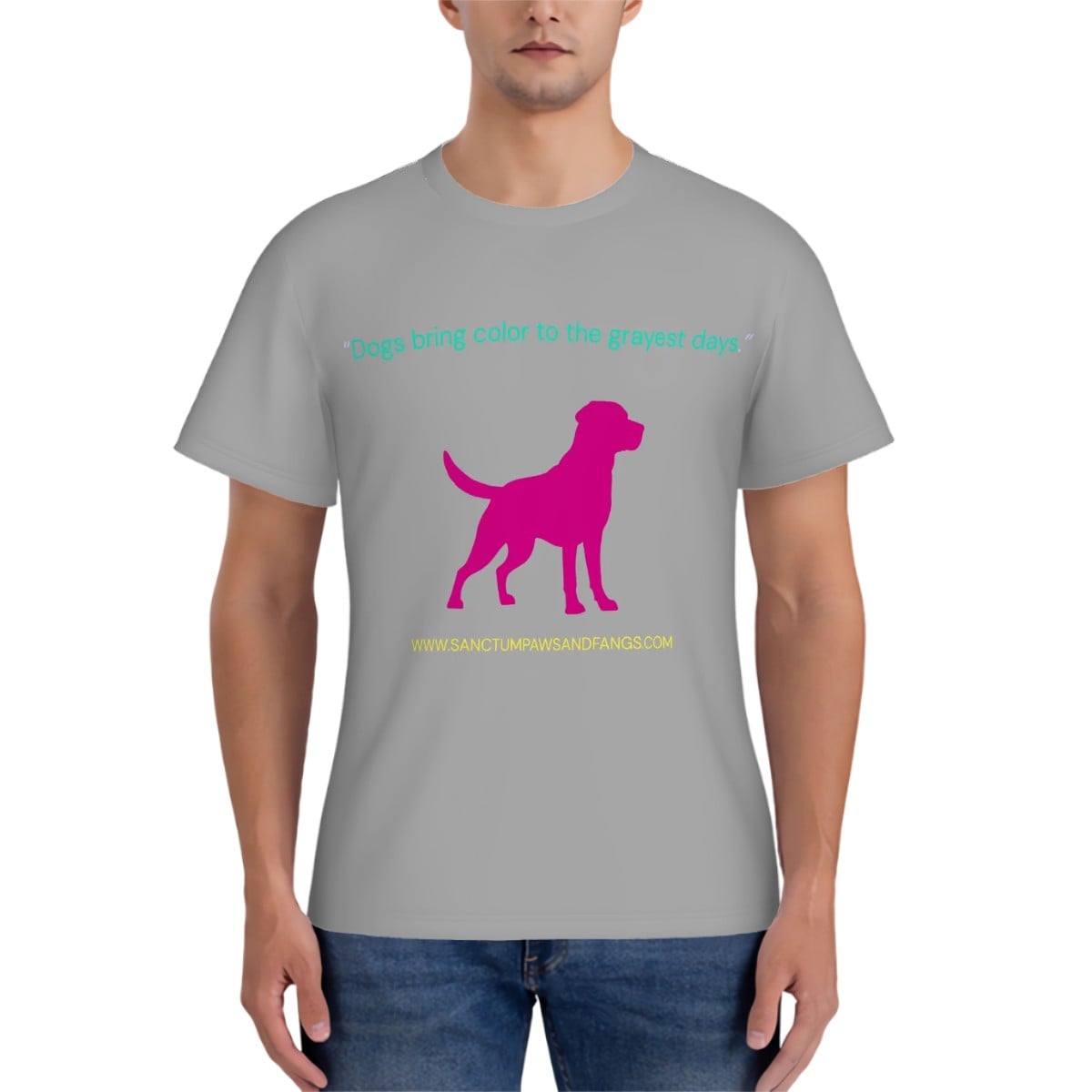 Dogs Bring Color Tee