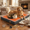 Curated Ethical Lifestyle: WarmCare Orthopedic Heated Dog Bed - Sanctum Paws and Fangs