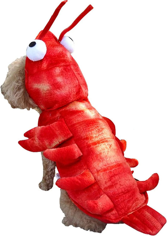 Get Your Pup Ready for Halloween & Christmas with This Hilarious Dog Lobster Costume! 🦞🎃🐾 Perfect for Cosplay & Winter Fun!