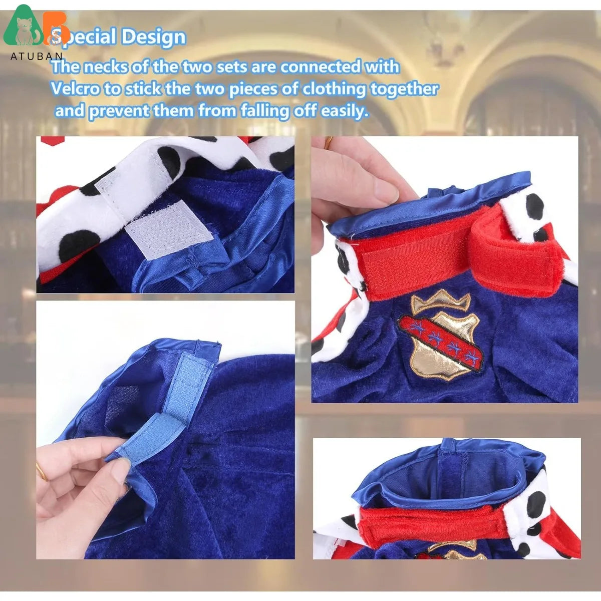 Transform your pup into royalty with our King Dog Costume! 👑🐾 Perfect for parties, cosplay, and holiday fun! #DogCostume #PetFashion