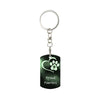 SPF Rectangular Metal Keychain - Proud Pawrent - Green