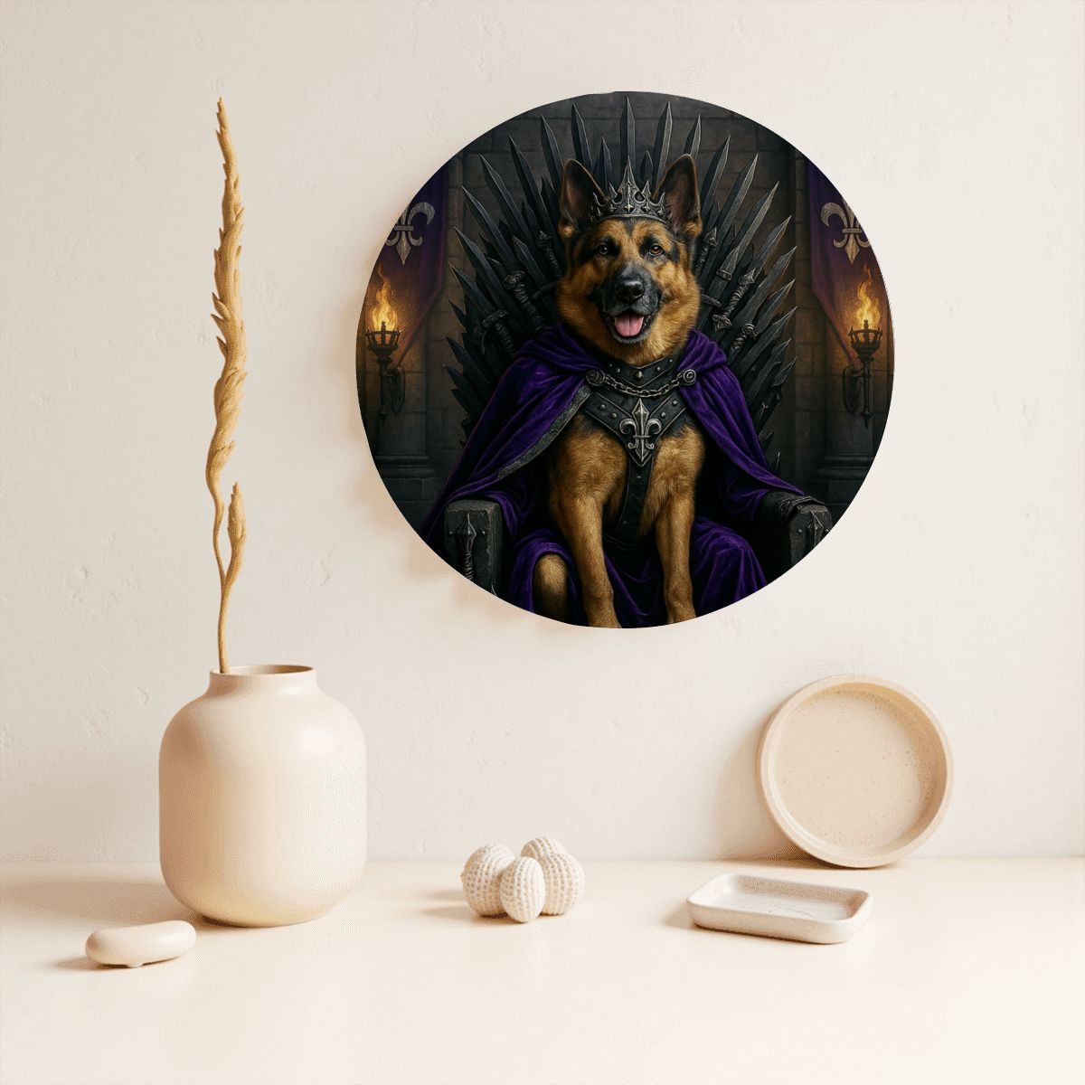 SPF Decorative Plate (Royal Collection) - German Shepard