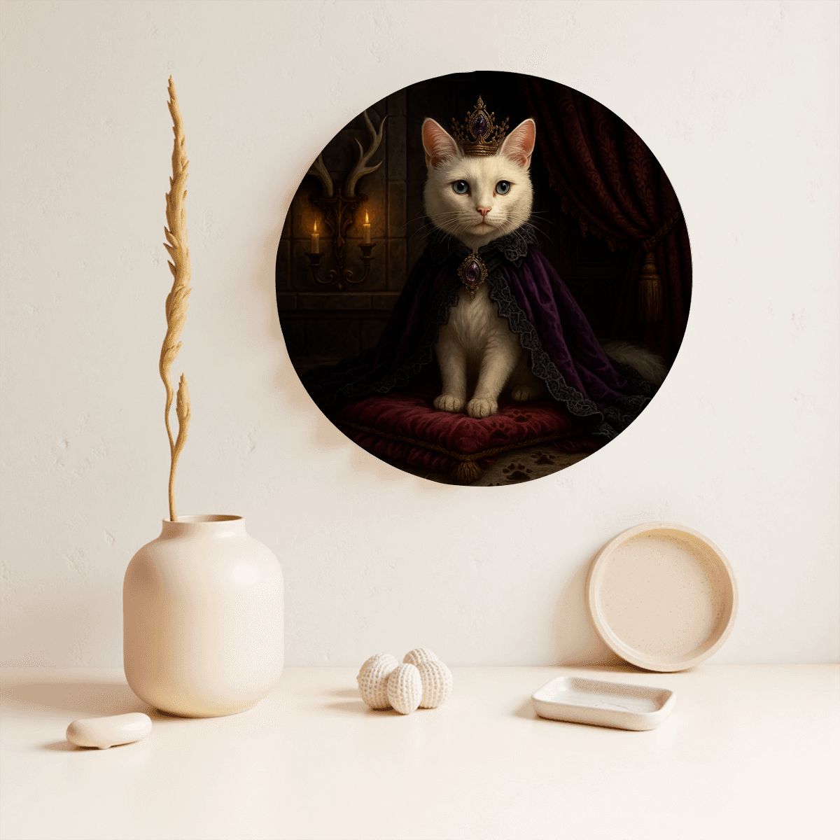 SPF Decorative Plate (Royal Collection) - Domestic Shorthair/Tabby 1