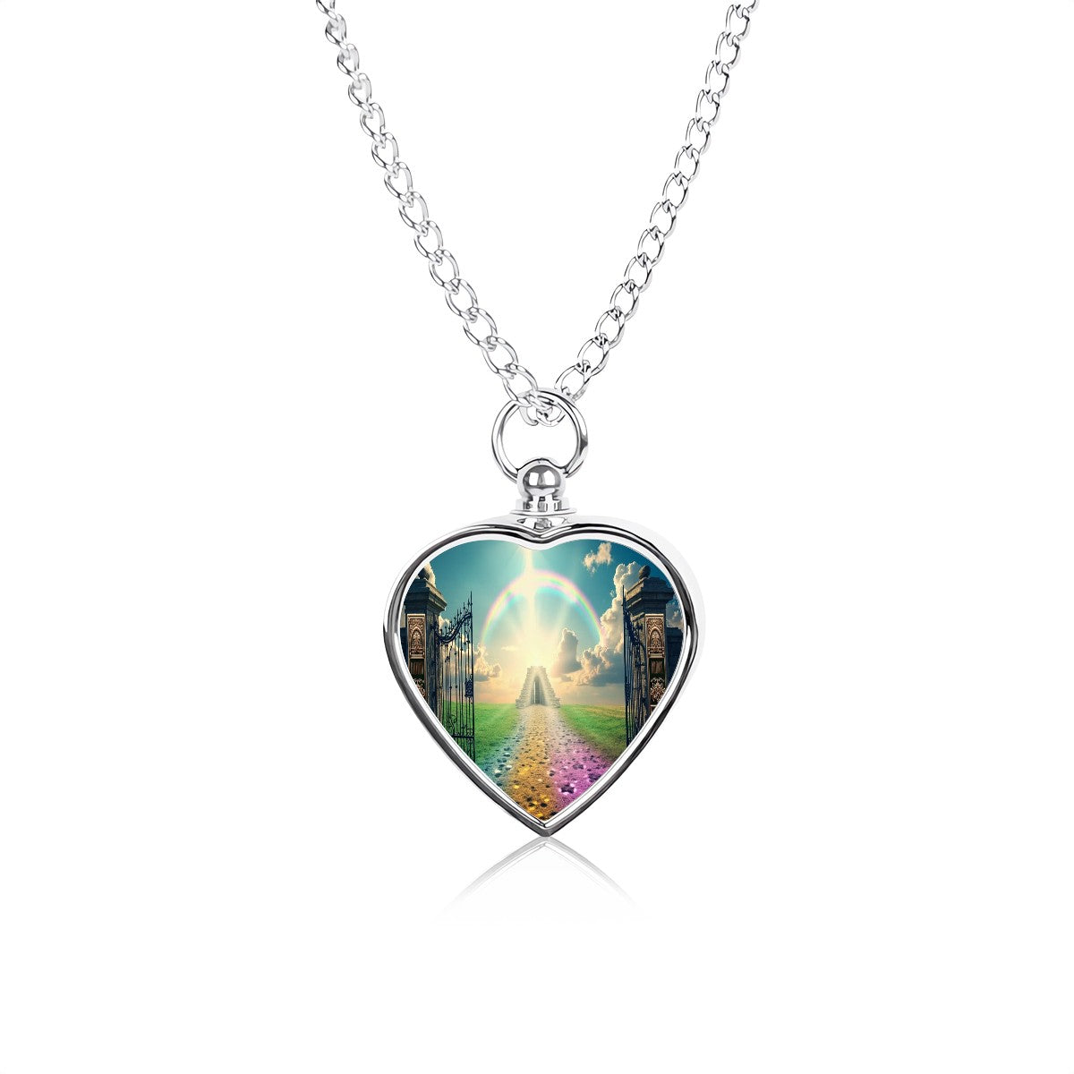 SPF Pet Ashes Necklace (Rainbow Bridge)