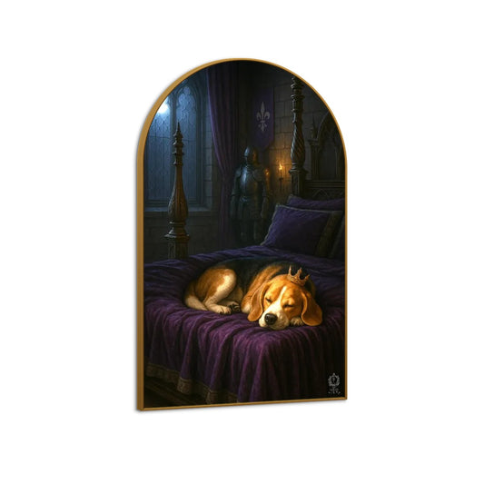SPF Arched Canvas Prints Wall Art (Beagle1)