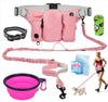VOLUPTAS Hand Free Dog Leash Waist Leash for Dog Walking Fanny Pack for Dog Walking Dog Treat Fanny Pack Dog Leash Accessories Dog Walking Belt Dog Training Pouch Dog Waist Leash Belt