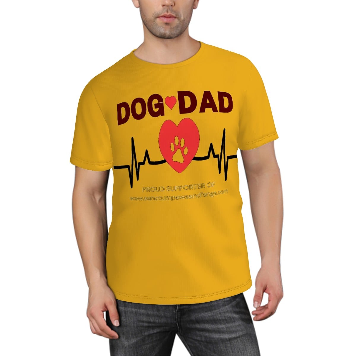 Dog Dad Yellow Tee