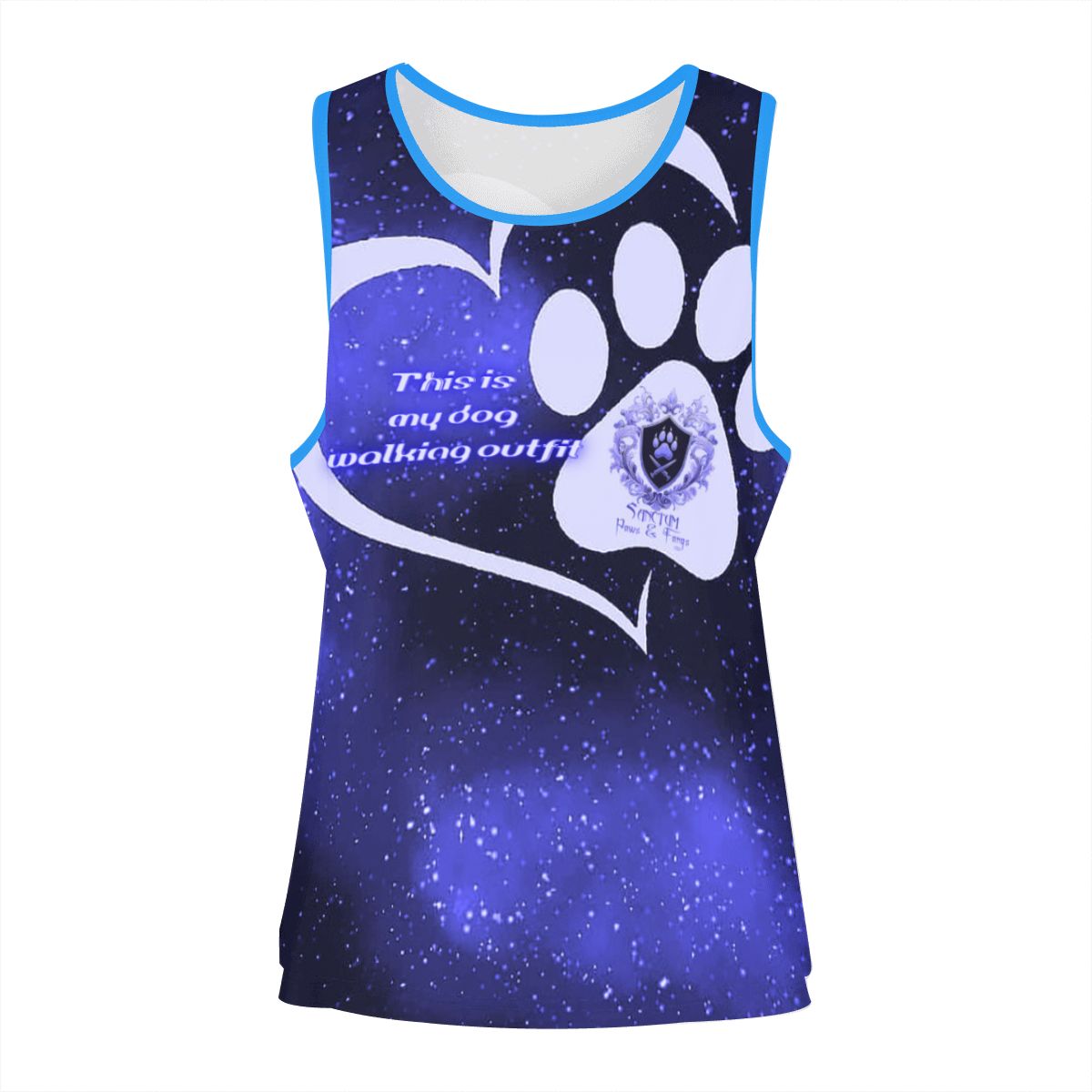SPF Sleeveless Workout Tops for Women - Blue