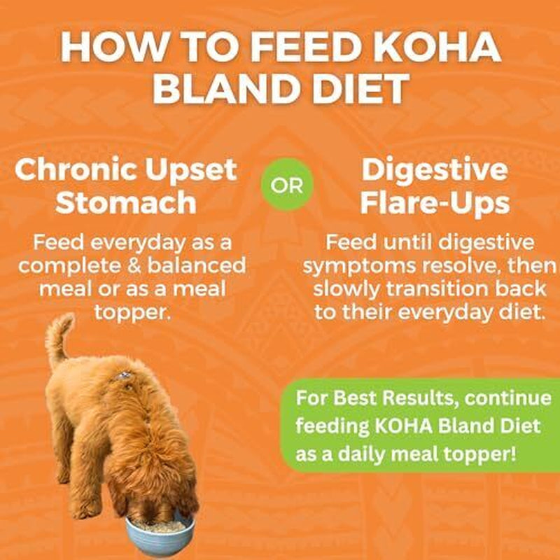 KOHA Limited Ingredient Bland Diet for Dogs and White Rice Recipe Chicken